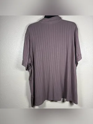 Victoria's Secret Short Sleeve Button Pajama Top in Mauve thumbnail 4