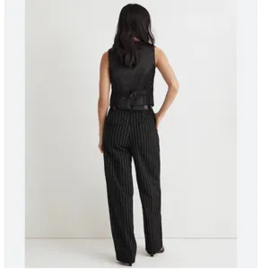 NEW Madewell Cargo Pants in Pinstripe Almost Black thumbnail 3