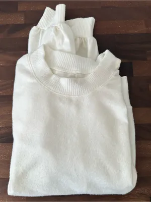Free People White Soft Pullover Sweater thumbnail 2