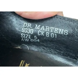 Vintage Dr. Martens Women's‎ Mary Janes Double Buckle Leather Shoes Rare Style 5 thumbnail 8