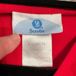 SB Scrubs Scrub Top Sz XS Classic Red X Small thumbnail 3