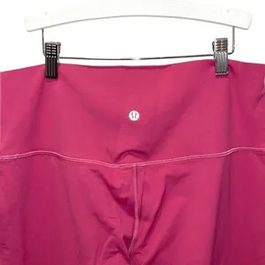 Lululemon Womens Flat Front High-Rise Pull-On Align Crop Leggings Pink Size 12‎ thumbnail 6
