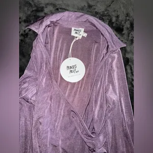Princess Polly Party Time Mini Dress in Purple Size 4 New with tag thumbnail 9