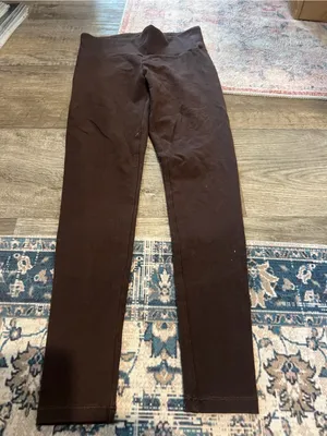 Aritzia homestretch Basic High-Waist Solid Leggings - Dark Brown thumbnail 5