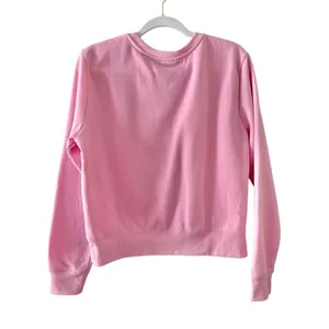 Barbie Sweatshirt Ski Club 1959 Size‎ Large Pink Crewneck Graphic Cropped NEW thumbnail 3