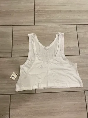 Free People White Renegade Tank Top thumbnail 6
