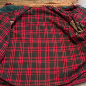 Free Country Large Burgundy Barn Chore Coat Jacket Flannel Lining thumbnail 3