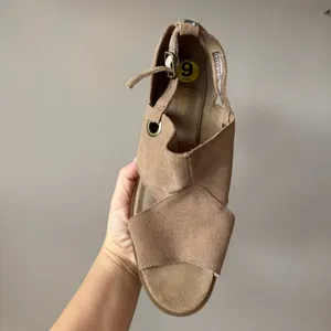 Koolaburra by UGG NWOT Ortholite Suede Taupe Heeled Kaiah‎ Sandals Size 9 thumbnail 5
