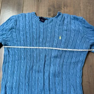 Cable-Knit Cotton Crewneck Sweater thumbnail 7