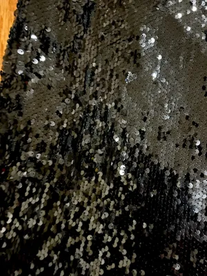 Akira NWT Cool Girl" Hood runway black Sequin Deep V Halter backless dress L thumbnail 9