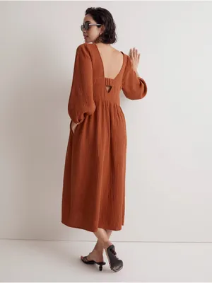 MADEWELL‎ Lightspun V Neck Midi Dress thumbnail 2