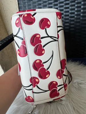 Coach Mini Rowan Crossbody Bag Cherry Print Leather CY745 NWT thumbnail 4