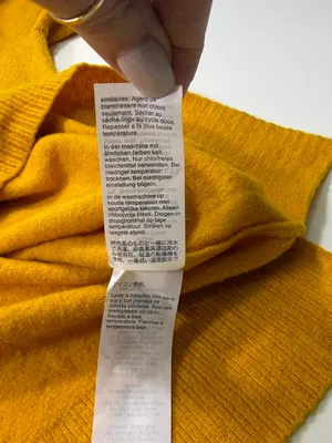 J. Crew Wool Blend Women's Scoop Neck Sweater in Marigold Size Medium thumbnail 7