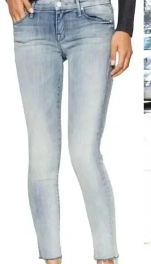 Mother Denim Looker Ankle Fray Jeans‎ in Clear as Day Size 25 thumbnail 1
