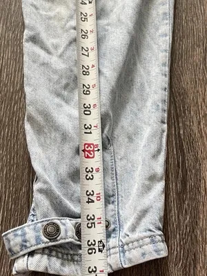 Free People We The Free Hazel Pull On Drop Waist Harem Cargo Pocket Jeans Sz Small thumbnail 6