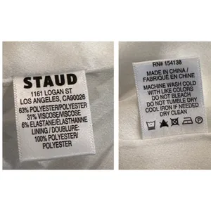 NEW STAUD Carson Paneled Stretch-Crepe Blazer Size Medium thumbnail 10