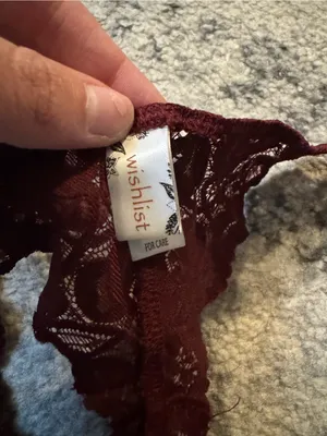Wishlist Wine Lace Racerback Bralette thumbnail 2