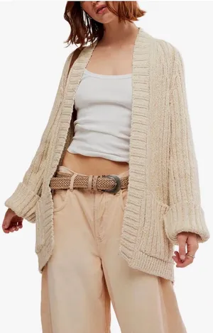 Free People Blossom Knit Cardigan thumbnail 1