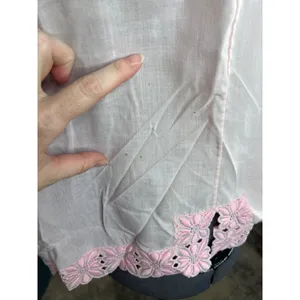 tank top pink lace square neck Size M thumbnail 6