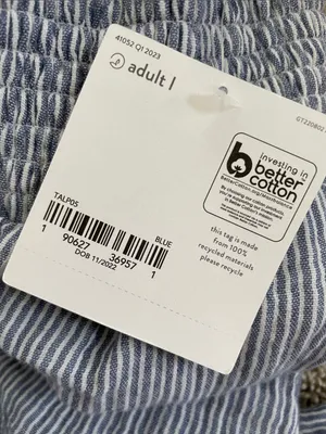 Little Planet Women's Size Large Maternity Nesting Lounge Pants Blue thumbnail 4