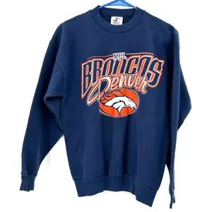 Logo Athletic‎ Size Medium Pullover Sweatshirt Denver Broncos Graphic Print thumbnail 1