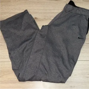 Nike dri fit black grey gray sweatpants thumbnail 1