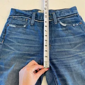 Madewell Retro Crop Bootcut Distressed Jeans Size 25 Tall‎ thumbnail 11