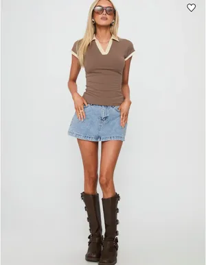 Princess Polly Denim Skirt Mini thumbnail 2