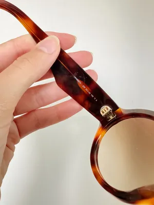 Loewe Story Round Frame Tortoiseshell Acetate Sunglasses thumbnail 5