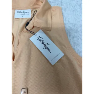 Walter Hagen Clubhouse Scallop Sleeveless Golf Polo‎ Peach Fuzz Womens XL NEW thumbnail 3