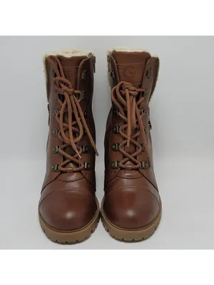 GBG By Guess Jesera Lace Up Ankle Boots Sherpa Fleece Lined Heeled Booties 10M thumbnail 6