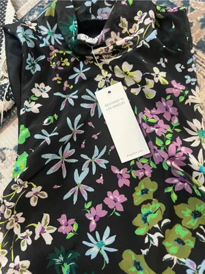 AFRM LOS ANGELES Sonia Ruched floral Mesh Maxi Dress thumbnail 9