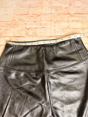bp Black Faux Leather-Look Leggings thumbnail 4