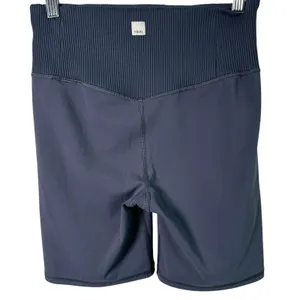 Vuori Rib Studio Bike Shorts Gray thumbnail 2