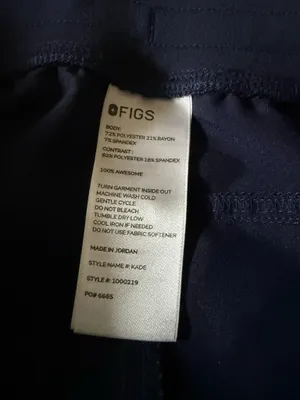 Figs Scrub Set- Navy thumbnail 7