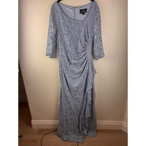 Alex Evenings Lace‎ Sequins Gown Mother of Bride Formal Evening Dress Size 10 thumbnail 4