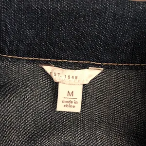 Y2K Mcbling Goth Grunge Cyber Punk Denim Jean Corset Lace up Corset Vest Jacket Shirt Top Blouse Navy Blue Cargo Pockets Sleeveless Dark Wash #whimsygoth #preppy #subversive #acubi #academia Size M - measurements in pics thumbnail 3