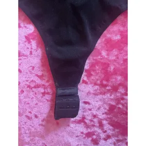 Black Seamless Sculpt Thong Bodysuit Stretchy Adjustable Straps Women's Small thumbnail 3