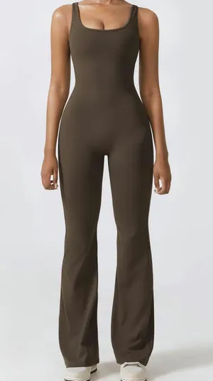 Brown Jumpsuit Size L thumbnail 1