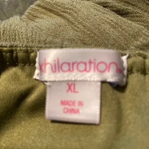 xhilaration Womens Tunic Olive Green xl thumbnail 6
