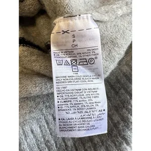 Old Navy‎ Sweater Women Size Small Gray Mock Neck Career Business Casual Preppy thumbnail 8