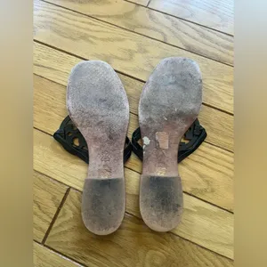 Tory Burch - Black Medallion Miller Leather Sandals thumbnail 5