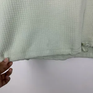 Madewell Mint Green Quilted Jacquard Zip‎ Women Jacket Sz M thumbnail 5