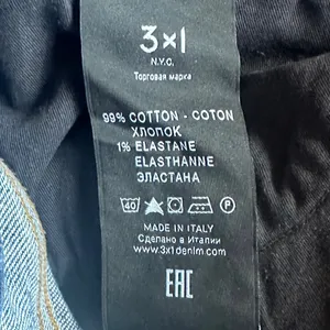3x1 Empire Crop Flare High Waist Med Wash Blue Jeans Sz‎ 30 thumbnail 8