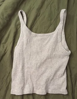 John Galt/Brandy Melville Grey LA Tank Top thumbnail 1