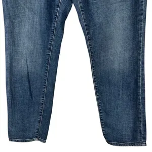 Frye Mid Rise Boyfriend Solid Denim Jeans‎ Medium Wash Casual Stretch Size 10 thumbnail 3