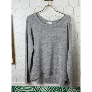 rag & bone Heather Gray Raglan Long Sleeve Top - Size - Medium thumbnail 6