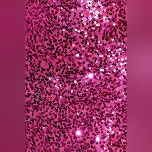 Hello Molly NWT FLUTTERING SIGHTS MAXI DRESS HOT PINK SEQUIN Size 4 thumbnail 6