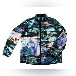 Torrid Happy Camper Polyester Woven Lightweight Active Jacket Sz 0/L/12 FALL thumbnail 3