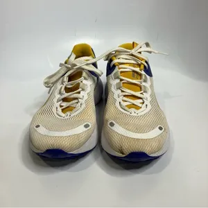 Nike React escape run‎ 2 sneakers white yellow size 7.5 thumbnail 3